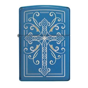 فندک زیپو اصل کد 29608 Elegant Cross Design