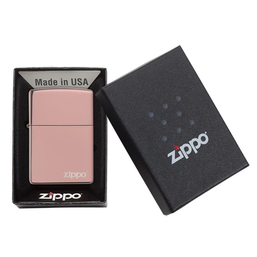 فندک زیپو کد Zippo Classic Rose Gold 49190ZL