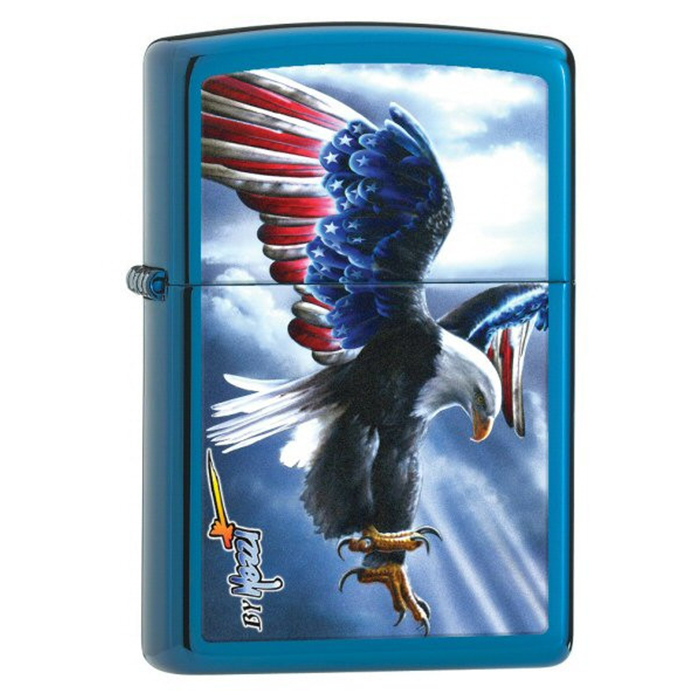 فندک زیپو کد 28129 Zippo American Eagle Mazzi