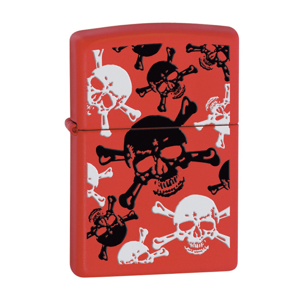 فندک زیپو کد Zippo Skull Crossbners 24471