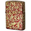 فندک زیپو کاستوم ادیشن قرمز طلایی کد 14136 Zippo Arabesque Splendor Red