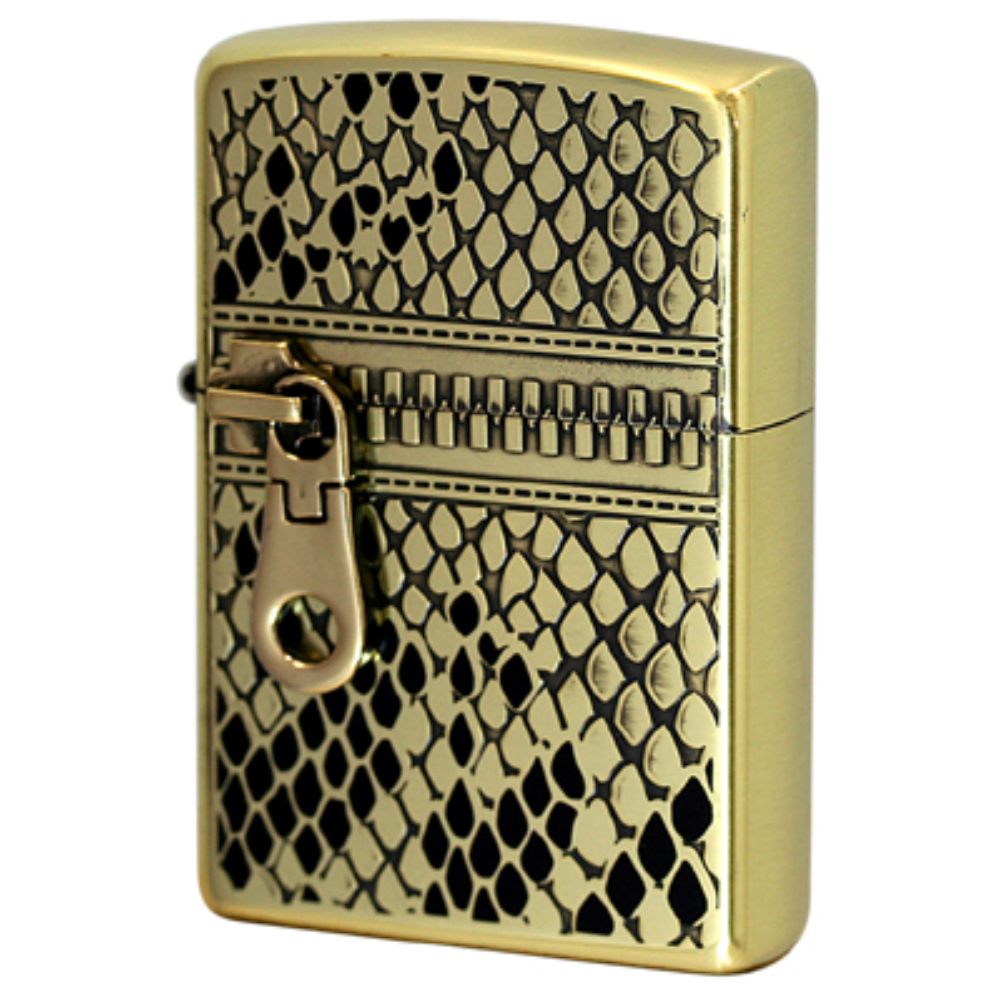 فندک زیپو روکش طلایی 9711 Zippo DMP Zipper Gold