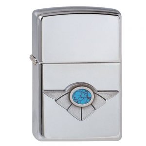 فندک زیپو کد 1310059 Zippo Winged Turquoise